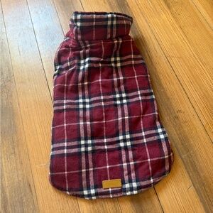 Kuoser Reversible Plaid Dog Coat Jacket Small – Waterproof Quilted Winter Vest